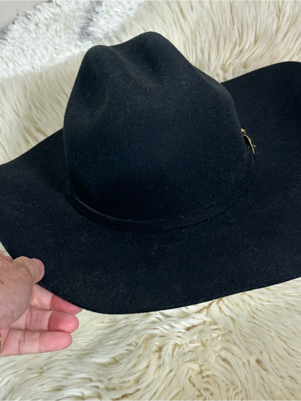 Cody James Black Wide-Brim Women's Felt Hat